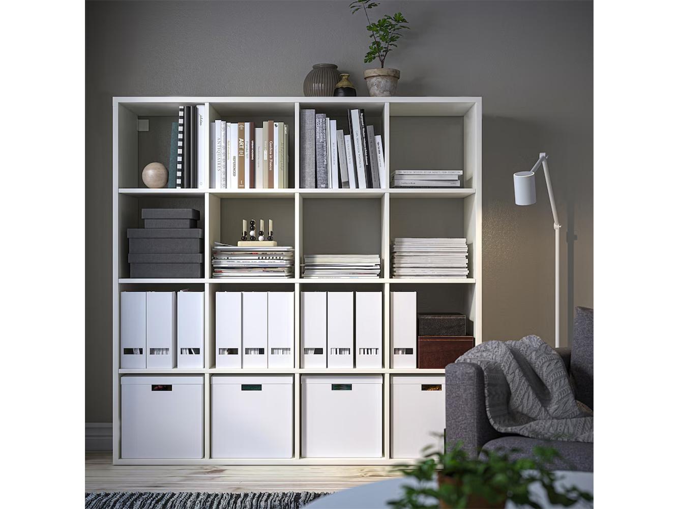 Стеллаж Каллакс 214 white ИКЕА (IKEA) изображение товара