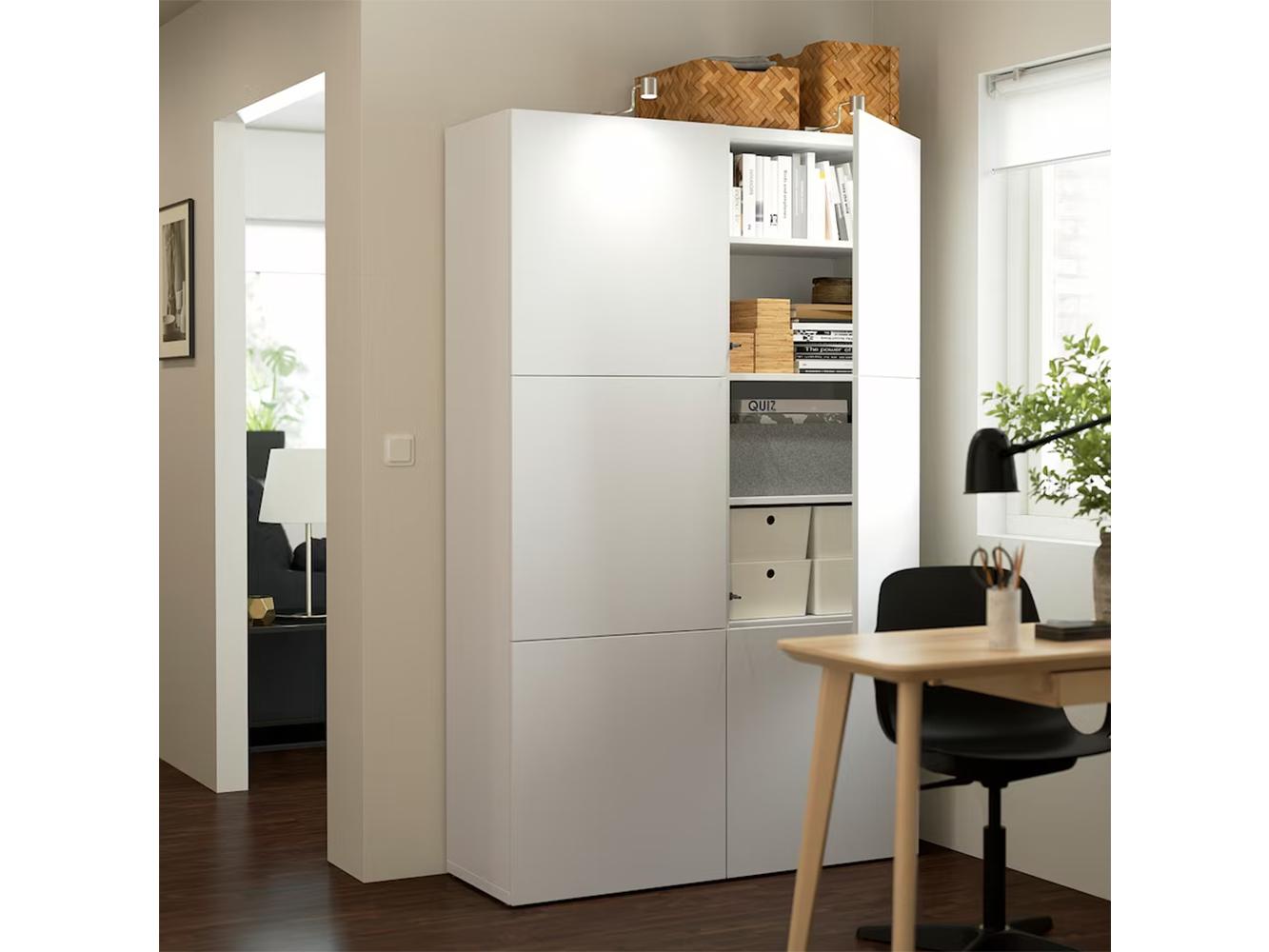 Стеллаж Беста 215 white ИКЕА (IKEA) изображение товара