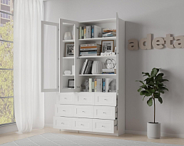 Изображение товара Книжный шкаф Билли 326 white ИКЕА (IKEA) на сайте adeta.ru